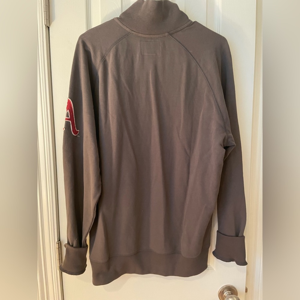 Arkansas Grey 1/3 Zip Sweatshirt Size Large - Picture 4 of 4